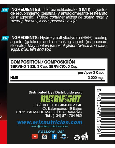 HMB 3000 MG - 90 caps