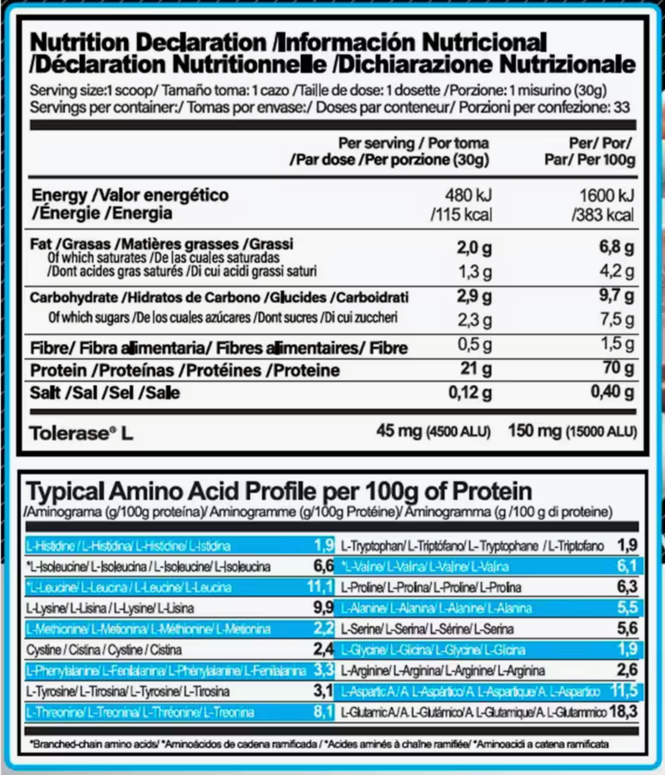 Proteína de suero Whey 1kg - Limited Edition