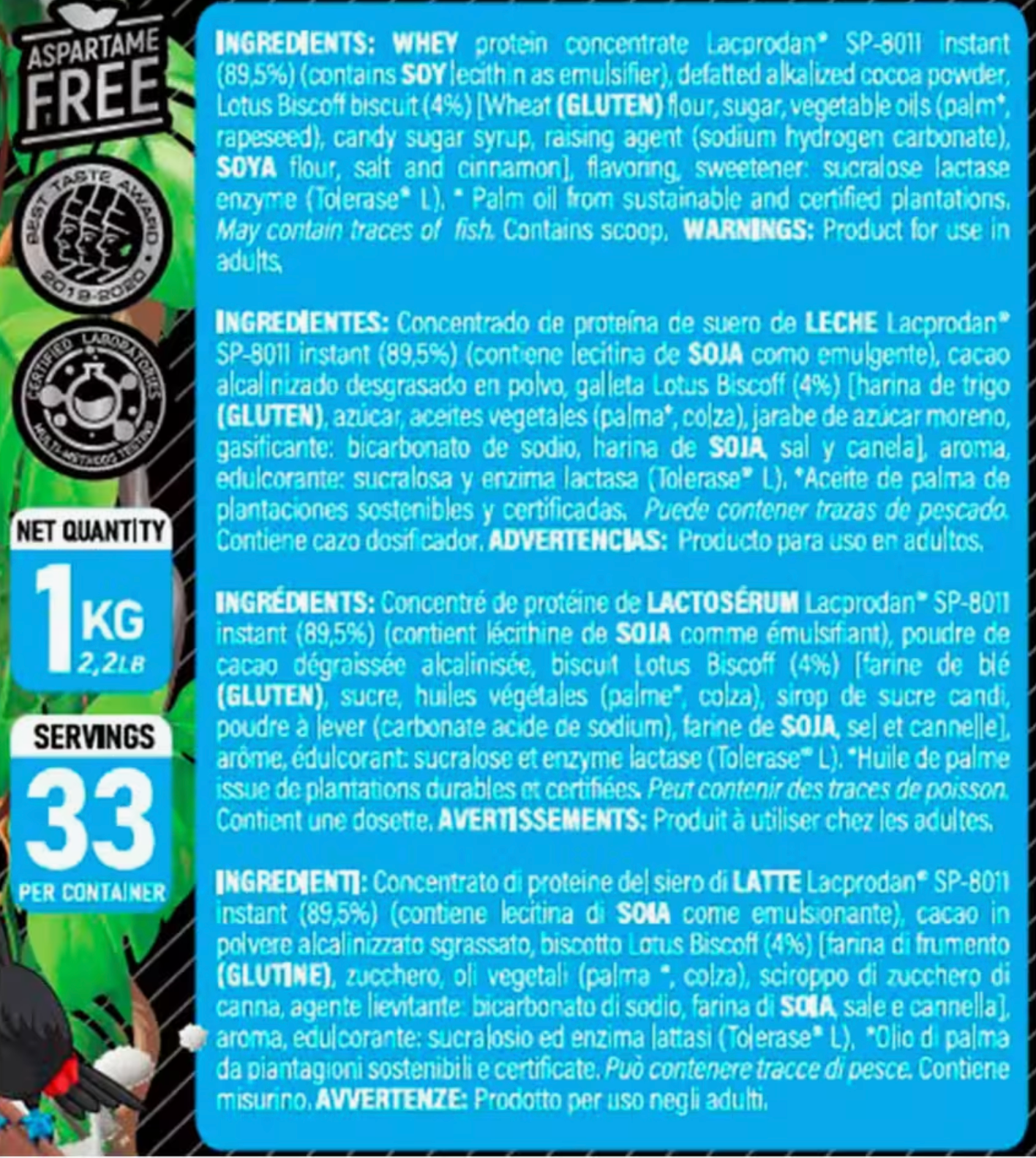 Proteína de suero Whey 1kg - Limited Edition