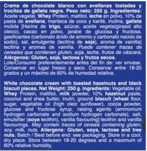 Crema Proteica ERIX 250gr - Black Cookies