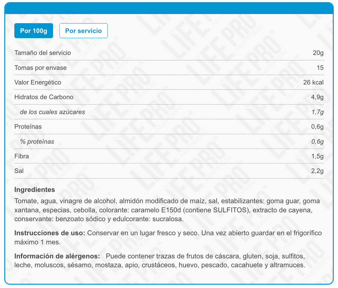Sauzero Zero Calories 310ml - Barbacoa Picante