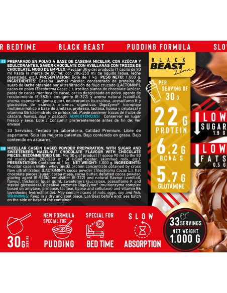 Mousse Casein 1 kg - Nut Choco
