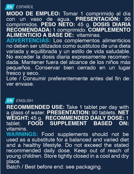 Vitamina D3 + K2 - 90 caps