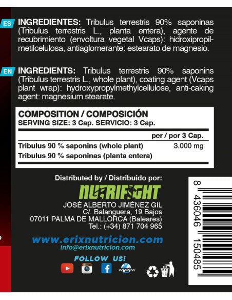 Tribulus Terrestris - 90 caps