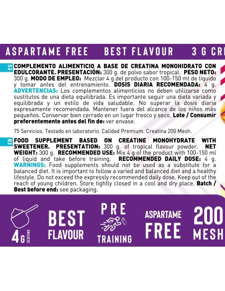 Creatine Pure Micronized 300g - Tropical