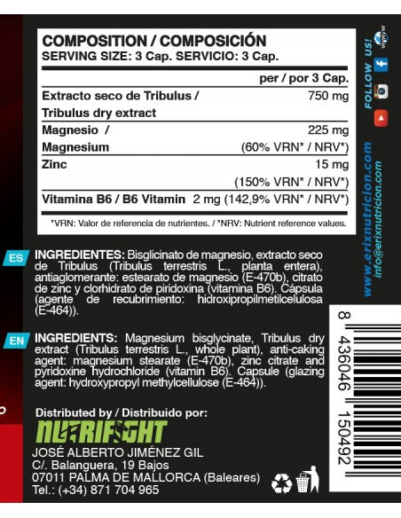 Tribulus + ZMA - 100 caps