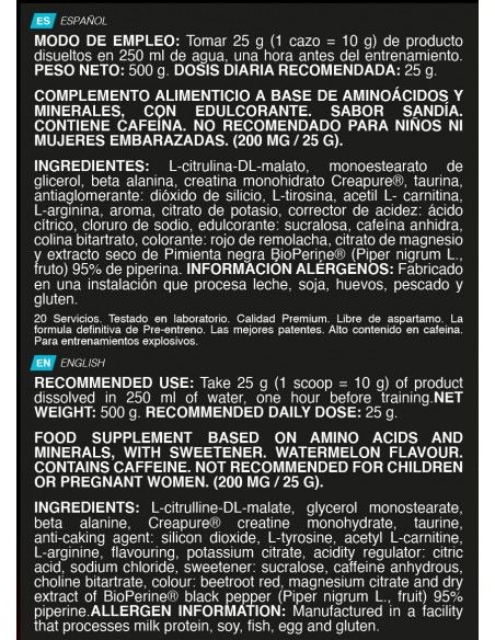 Explosive Strength 500gr - Sandía