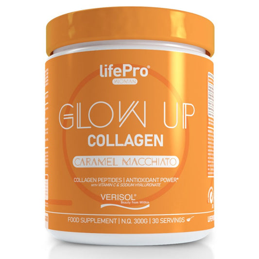 Life Pro Collagen Glow Up 300g - Caramel Macchiato
