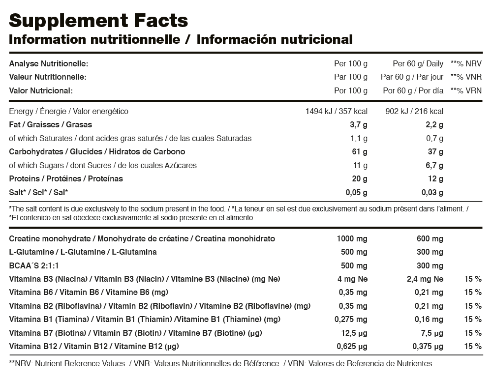 Creatine Recharge - 650 gr.