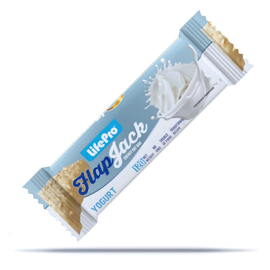 Barrita Food Flapjack 120g - Yogur con Chocolate Blanco