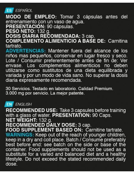 Carnitine Carnipure - 90 caps