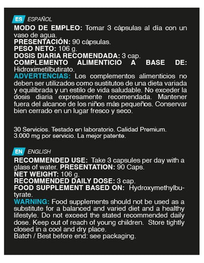 HMB 3000 MG - 90 caps