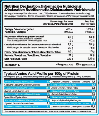 Proteína de suero Whey 1kg - Limited Edition