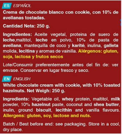 Crema Proteica ERIX 250gr - USA Cookies