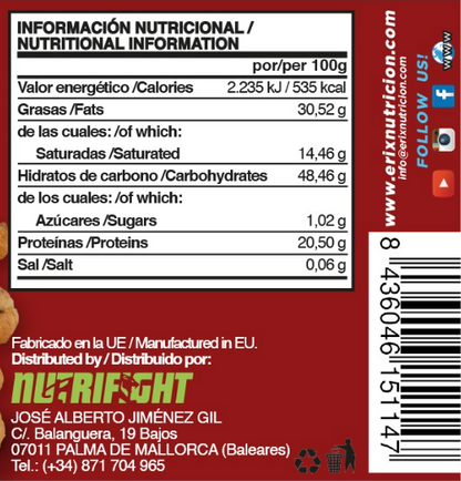 Crema Proteica ERIX 250gr - USA Cookies