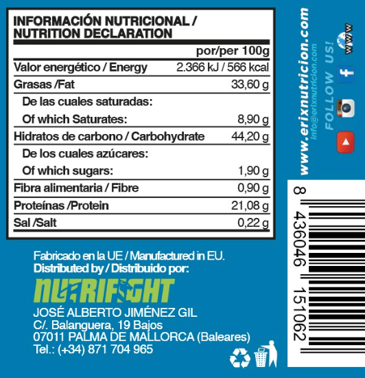 Crema Proteica ERIX 250gr - Nut White