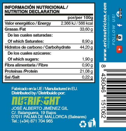 Crema Proteica ERIX 250gr - Nut White