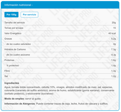 Sauzero Zero Calories 310ml - BBQ Argentine
