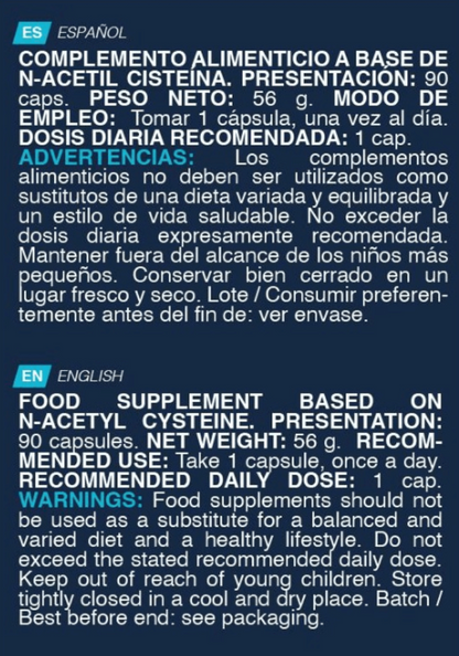 NAC N-ACETIL CISTEINA - 90 caps