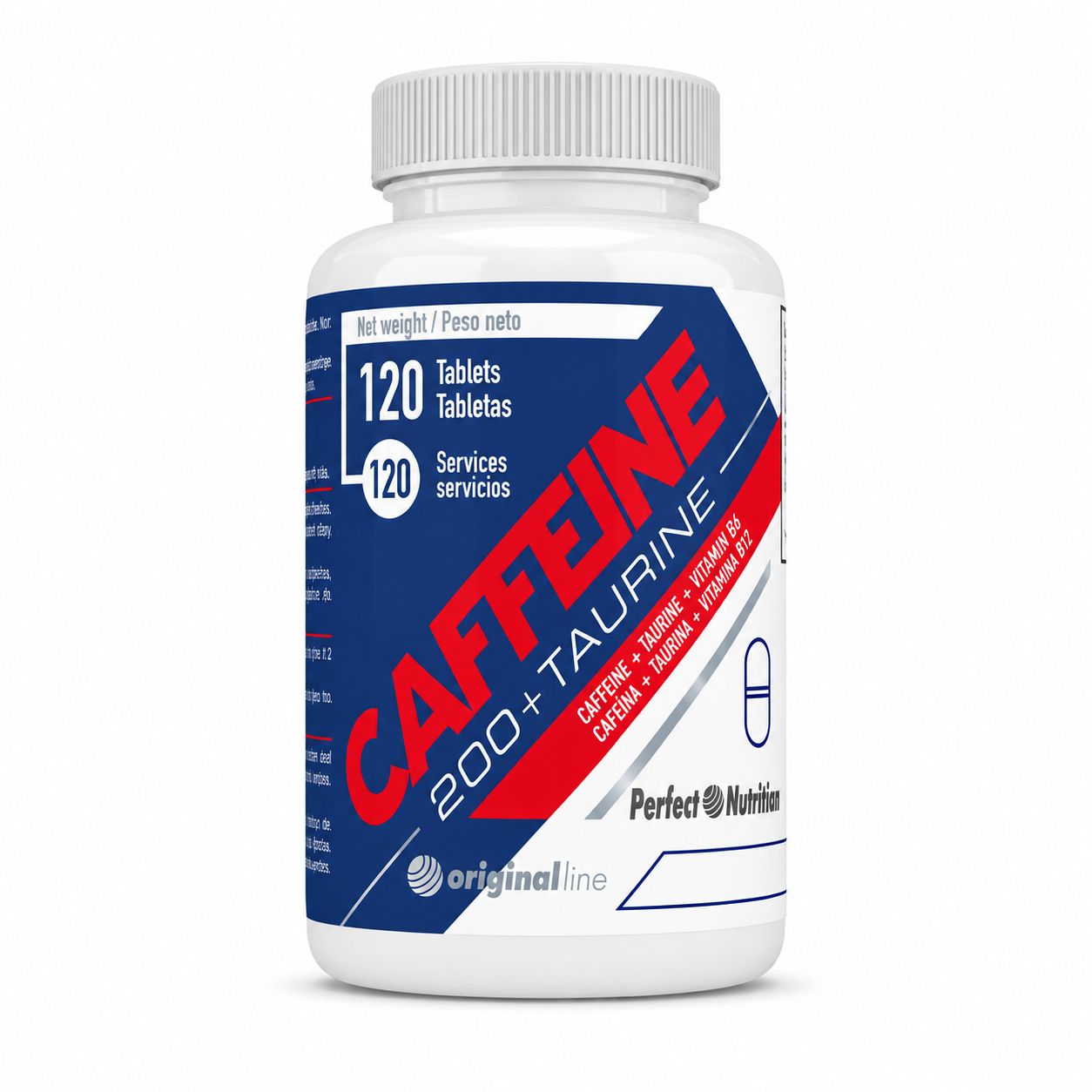 CAFFEINE 200 + Taurine - 120 Tabs
