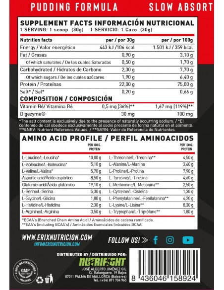 Mousse Casein 1 kg - Nut Choco