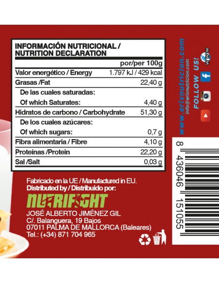 Crema Proteica ERIX 250gr - Nut Choco