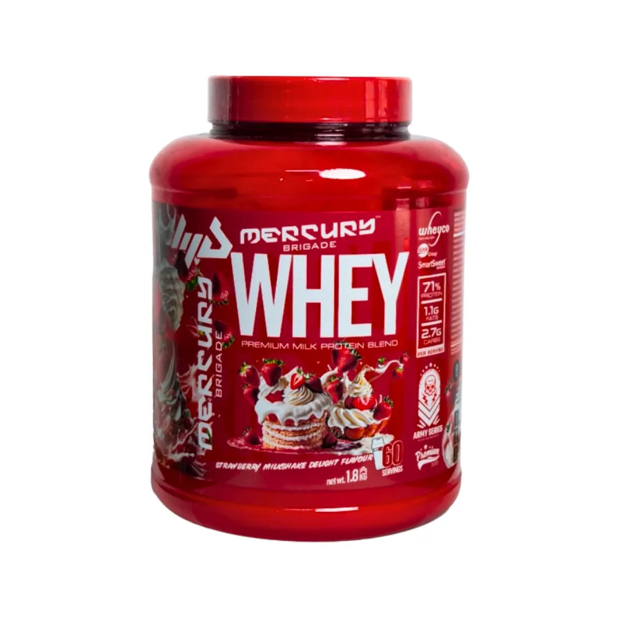 Whey Mercury Strawberry Milkshake