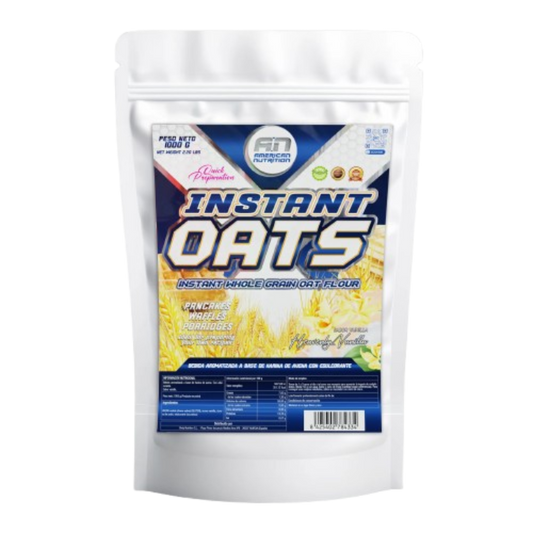 Instant Oats American Nutrition 1kg - Vainilla
