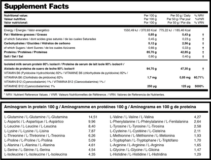 Iso-100 proteína 907g - Vainilla