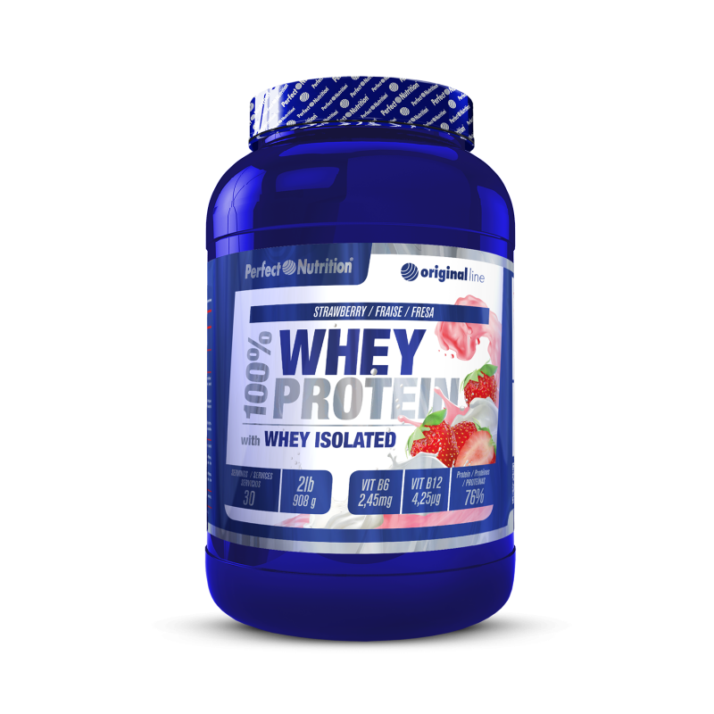 100% Whey Protein 908g - Fresa