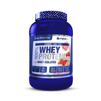 100% Whey Protein 908g - Fresa