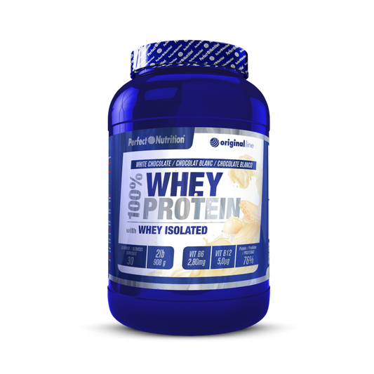 100% Whey Protein 908g - Chocolate Blanco