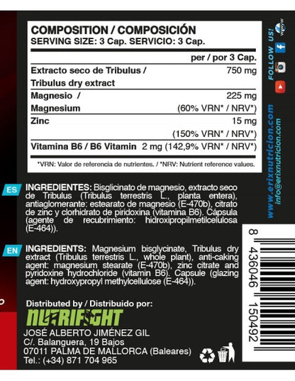 Tribulus + ZMA - 100 caps