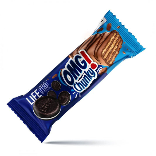 Omg Chunky Protein Bar 35g - Black cookies and cream