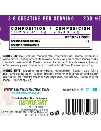 Creatine Pure Micronized 300g - Sandía