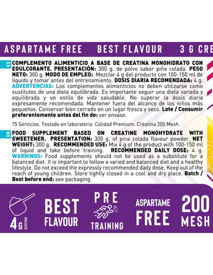 Creatine Pure Micronized 300g - Piña Colada