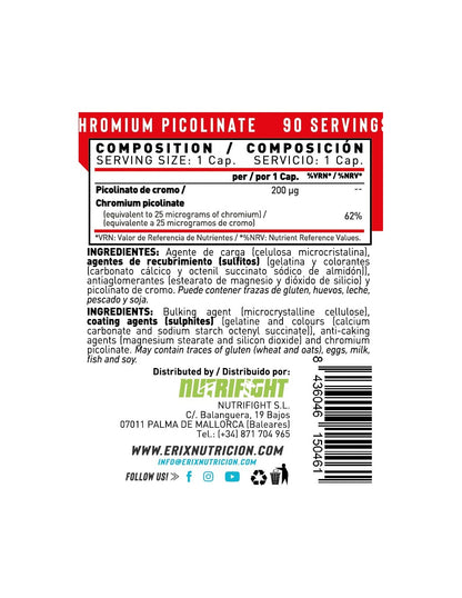 Picolinato De Cromo - 90 caps
