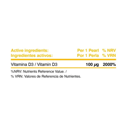 Vitamina D3 - 150 perlas